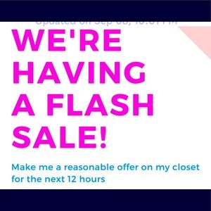 Make an offer on items left in my closet and get a free gift with purchase🎊🎊